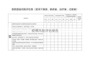 疫情风险评估报告