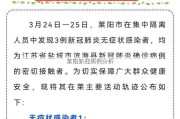 莱阳新冠病例分析