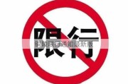 铜陵限行通知最新版