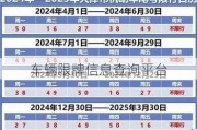 车辆限牌信息查询平台