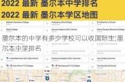 墨尔本的中学有多少学校可以收国际生;墨尔本中学排名