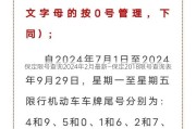 保定限号查询2024年2月最新—保定2018限号查询表