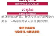 新冠疫情与环境、新冠疫情与环境污染的关系：环境恶化与新冠疫情联防联控