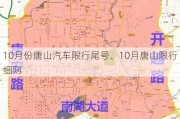 10月份唐山汽车限行尾号、10月唐山限行细则