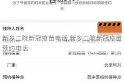 新乡二院新冠疫苗电话,新乡二院新冠疫苗预约电话