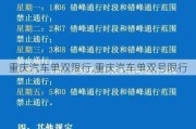 重庆汽车单双限行,重庆汽车单双号限行