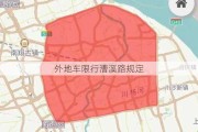 外地车限行漕溪路规定