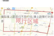 濮阳濮上路限行不限行吗;濮上路限行时间表