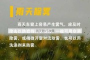 雨天限行政策