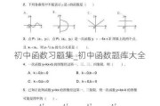 初中函数习题集_初中函数题库大全