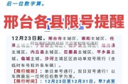 邢台南和县限号吗 元旦南和限号通知