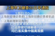 上海新冠确诊患者(上海新冠确诊患者轨迹：上海新增新冠病例)