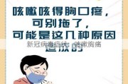 新冠病毒症状：咳嗽胸痛