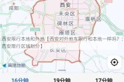 西安限行本地和外地【西安对外地车限行和本地一样吗？：西安限行区域划分】