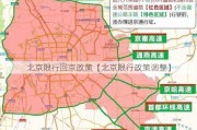 北京限行回京政策【北京限行政策调整】