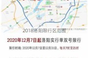 2018洛阳限行区范围