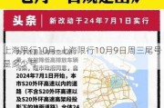 上海限行10月-上海限行10月9日周三尾号是多少号