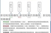 新冠检测准确性_新冠检测的准确性：新冠检测精确度