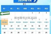 郑州限号过年2020