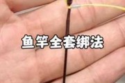 钓鱼竿鱼线的绑法【鱼线与竿绑接技巧】