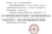 郑州新冠疫情26号通告—郑州新冠疫情26号通告图片：郑州疫情最新防控措施