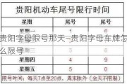 贵阳字母限号那天—贵阳字母车牌怎么限号