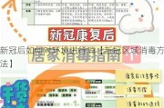 新冠后如何对环境进行消【新冠区域消毒方法】