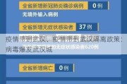 疫情带到武汉、疫情带到武汉隔离政策：病毒爆发武汉城