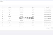 PHP日志管理模块