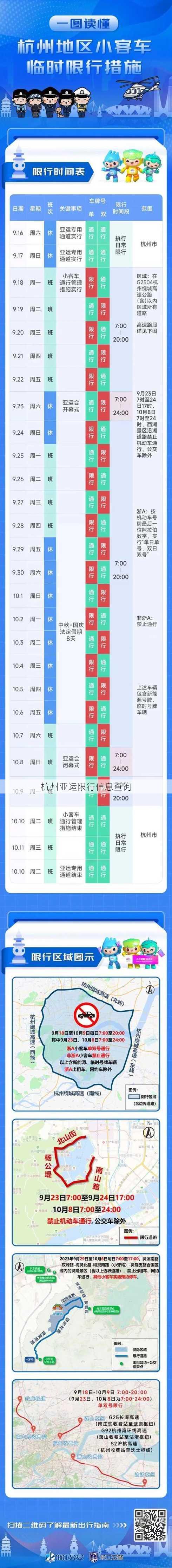 杭州亚运限行信息查询