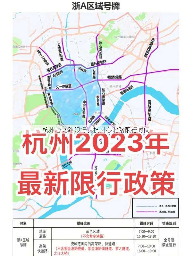 杭州心北路限行、杭州心北路限行时间