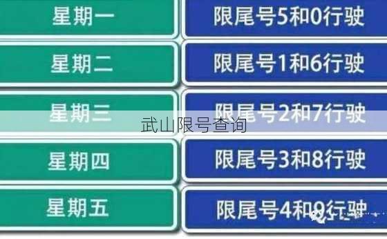 武山限号查询