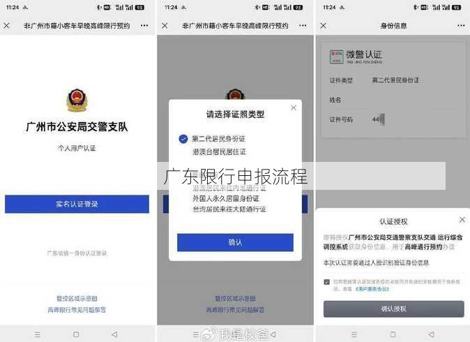 广东限行申报流程
