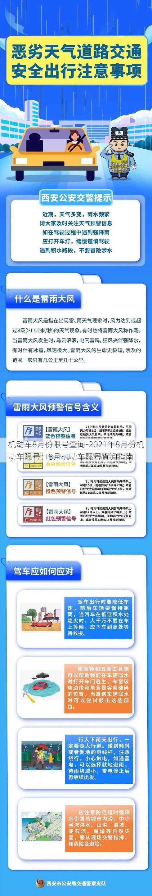 机动车8月份限号查询-2021年8月份机动车限号：8月机动车限号查询指南