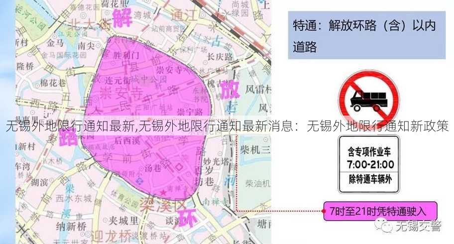 无锡外地限行通知最新,无锡外地限行通知最新消息：无锡外地限行通知新政策