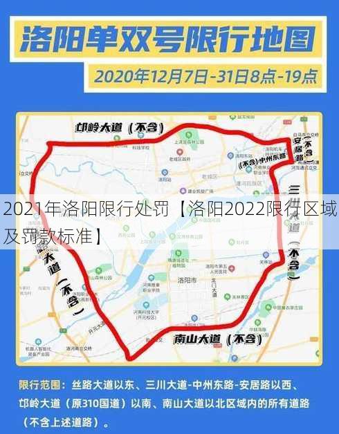 2021年洛阳限行处罚【洛阳2022限行区域及罚款标准】