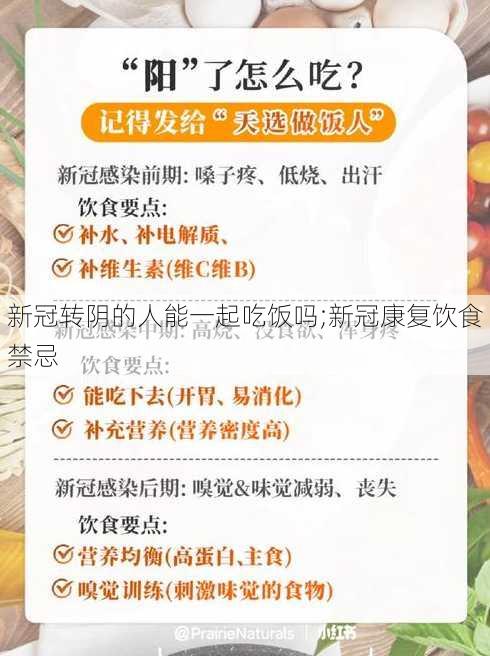 新冠转阴的人能一起吃饭吗;新冠康复饮食禁忌