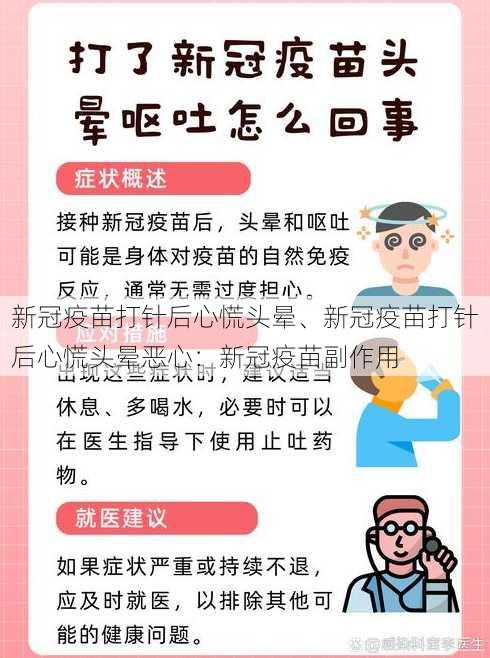 新冠疫苗打针后心慌头晕、新冠疫苗打针后心慌头晕恶心：新冠疫苗副作用