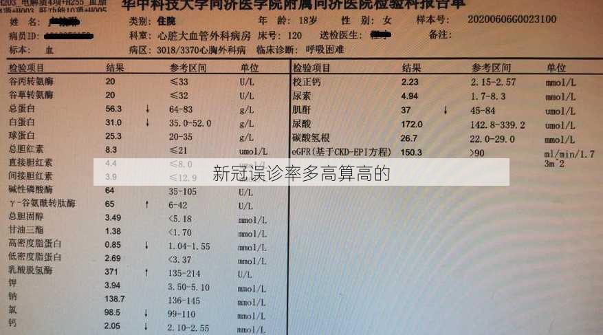 新冠误诊率多高算高的