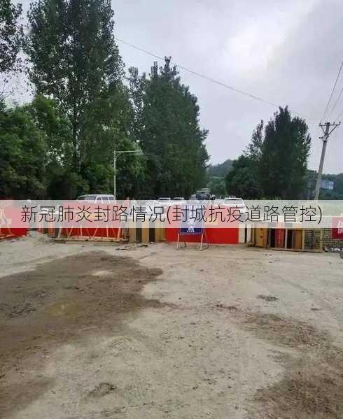 新冠肺炎封路情况(封城抗疫道路管控)