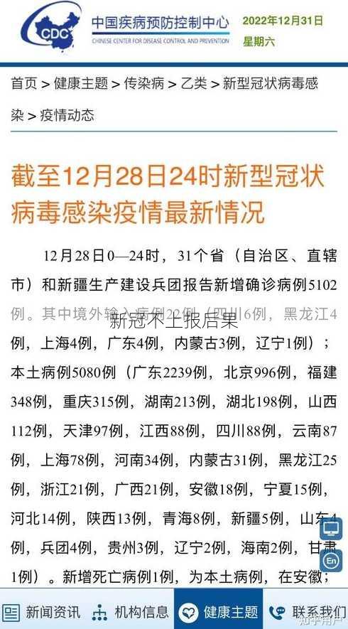 新冠不上报后果