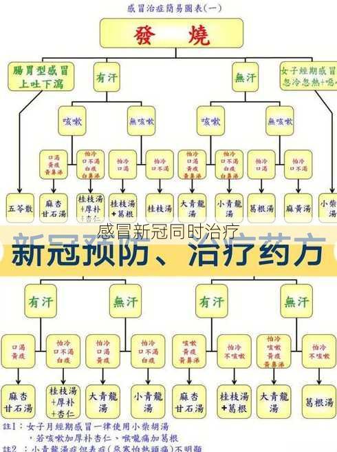 感冒新冠同时治疗