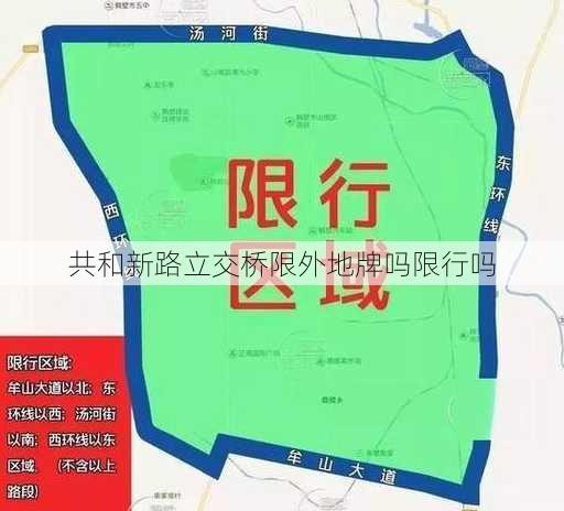 共和新路立交桥限外地牌吗限行吗