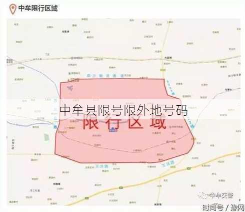 中牟县限号限外地号码