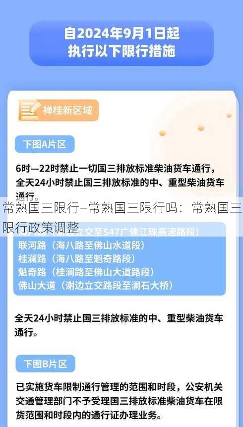 常熟国三限行—常熟国三限行吗：常熟国三限行政策调整