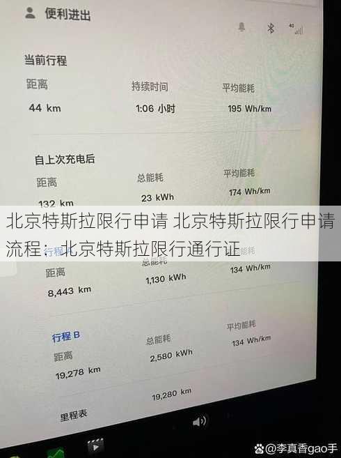 北京特斯拉限行申请 北京特斯拉限行申请流程：北京特斯拉限行通行证