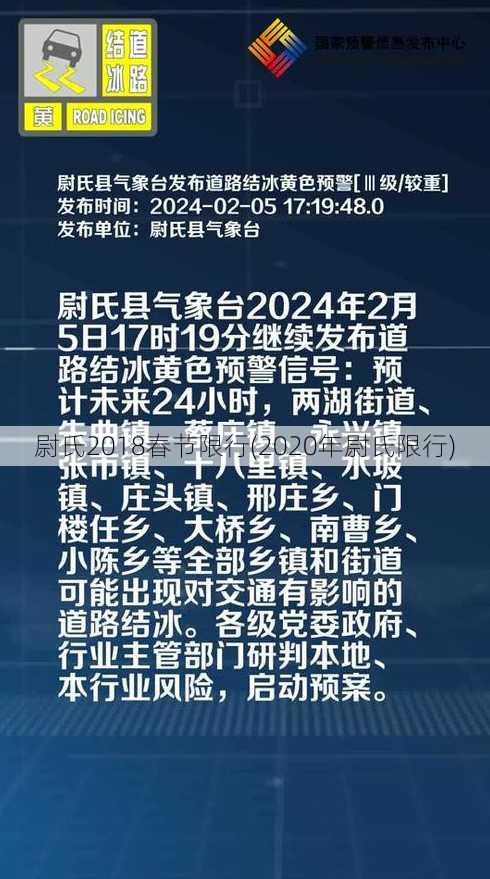 尉氏2018春节限行(2020年尉氏限行)