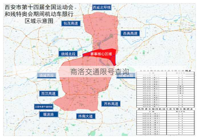 商洛交通限号查询