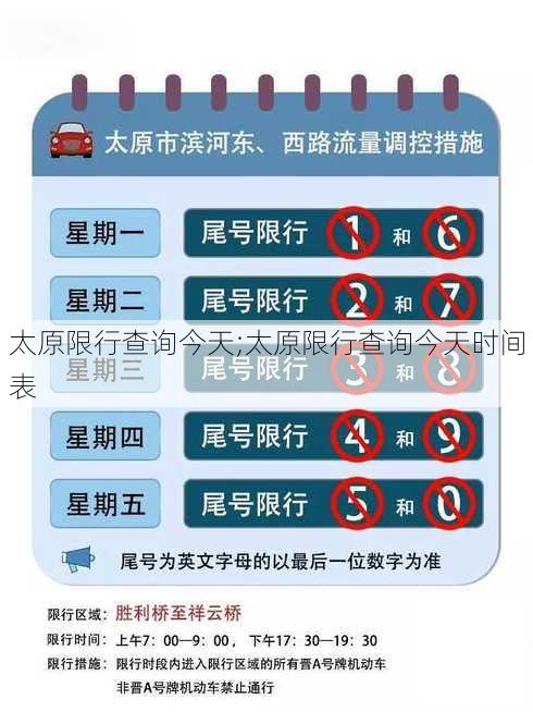 太原限行查询今天;太原限行查询今天时间表