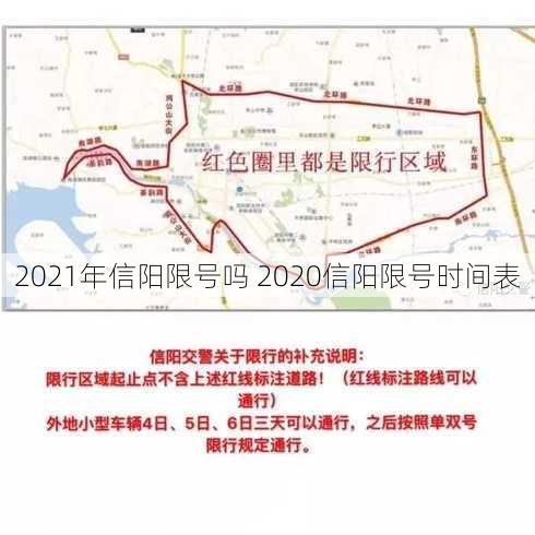 2021年信阳限号吗 2020信阳限号时间表